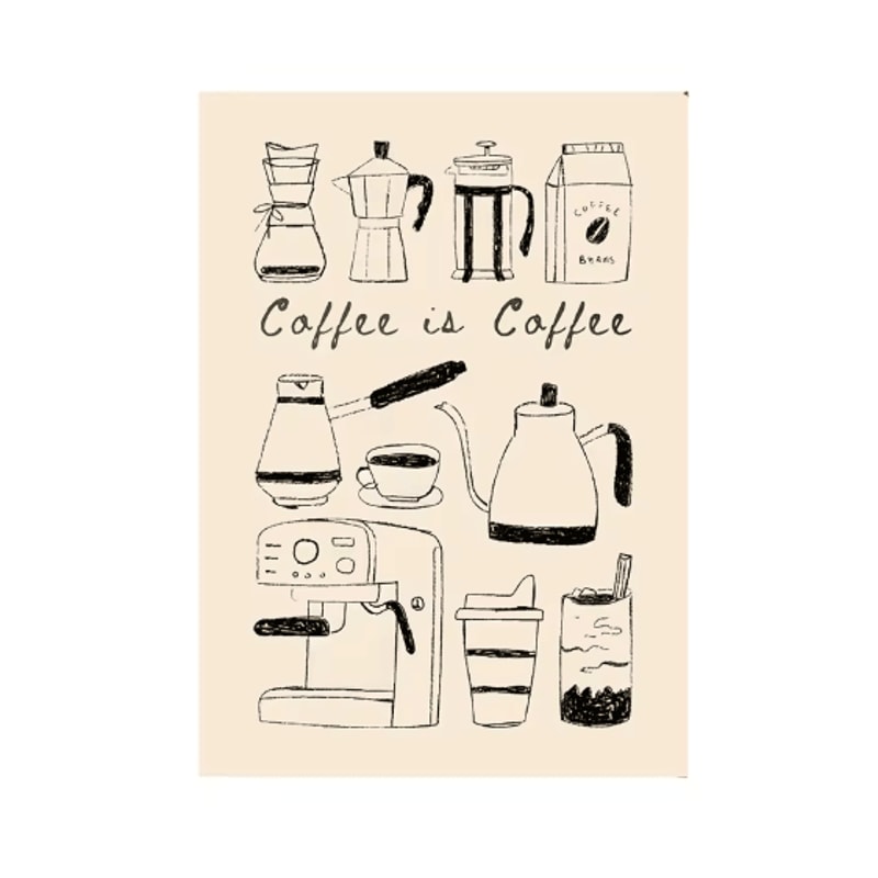 Coffee Diver Canvas Wall Art Trendy Coffee Lover Kitchen Poster Print 12