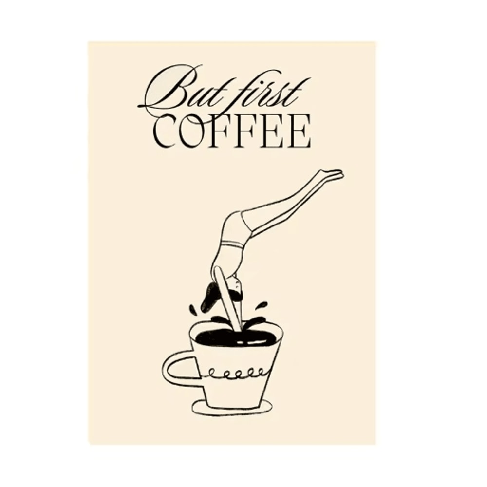 Coffee Diver Canvas Wall Art Trendy Coffee Lover Kitchen Poster Print 24