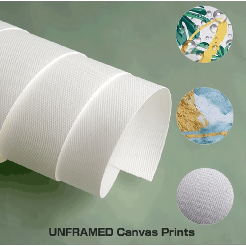 Green Botanical Leaves Canvas Wall Art Calming Nature Houseplant Decor 19