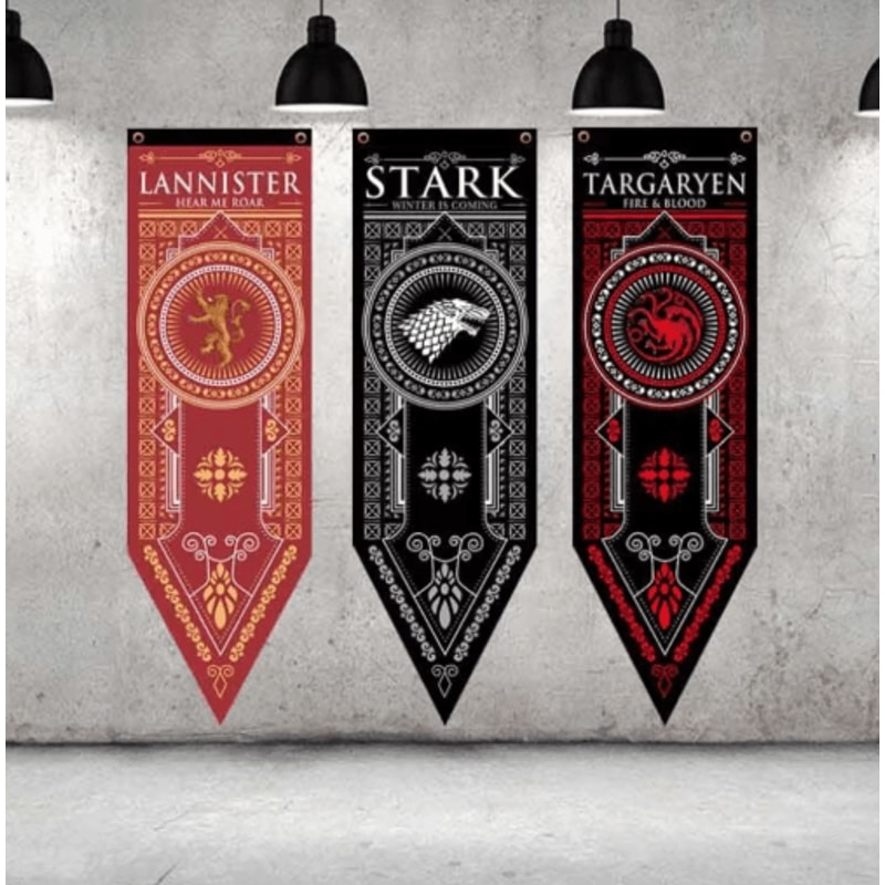 Game Of Thrones Wall Tapestry Flag Fantasy Bar Home Decor Banner 0