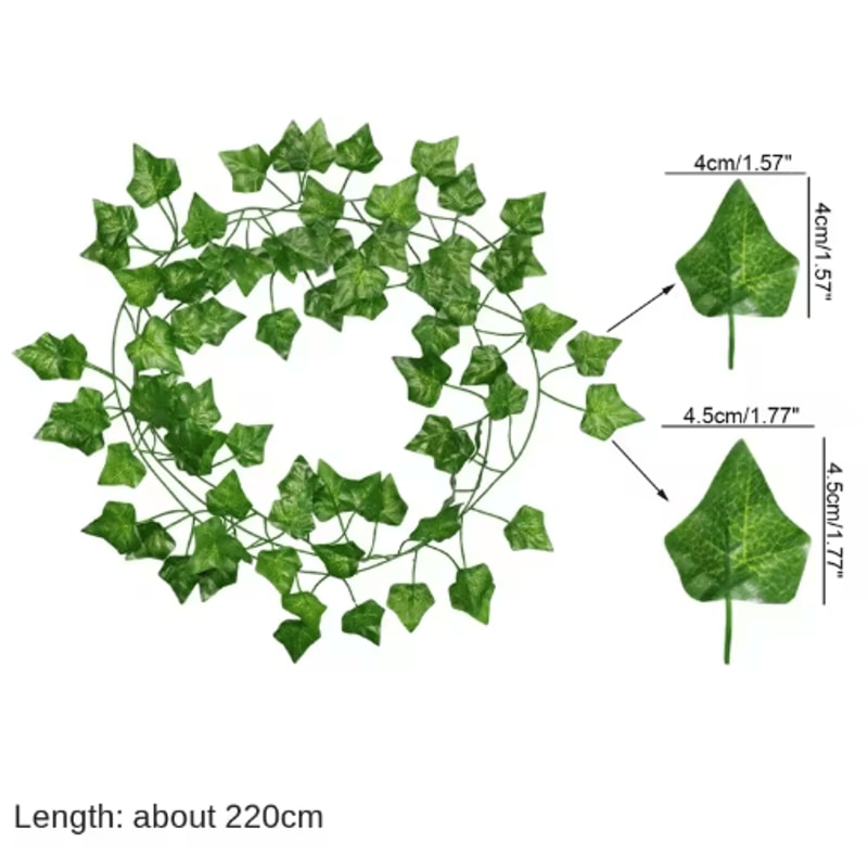 22M Artificial Ivy Garland Vine Lush Green Hanging Plant Wall Decor 1