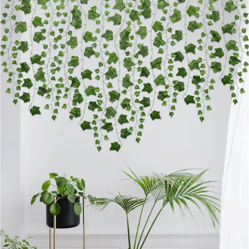 22M Artificial Ivy Garland Vine Lush Green Hanging Plant Wall Decor 7