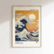 Hokusai Wave Mount Fuji Canvas Print Japanese Landscape Wall Decor 12