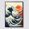 Hokusai Wave Mount Fuji Canvas Print Japanese Landscape Wall Decor 13