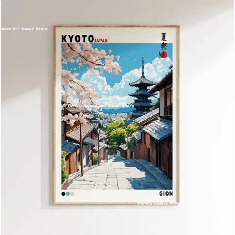 Hokusai Wave Mount Fuji Canvas Print Japanese Landscape Wall Decor 15