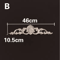 HandCarved Wooden Appliques Onlays Decorative Furniture Trim Accents 10