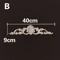 HandCarved Wooden Appliques Onlays Decorative Furniture Trim Accents 12