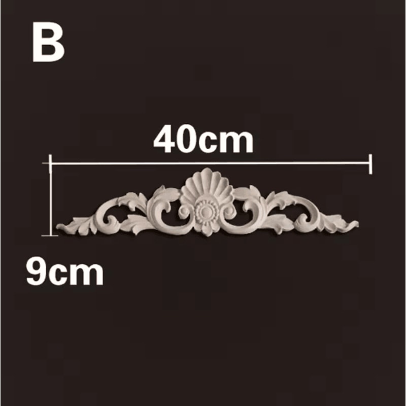 HandCarved Wooden Appliques Onlays Decorative Furniture Trim Accents 12