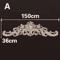 HandCarved Wooden Appliques Onlays Decorative Furniture Trim Accents 15