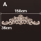 HandCarved Wooden Appliques Onlays Decorative Furniture Trim Accents 15