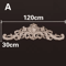 HandCarved Wooden Appliques Onlays Decorative Furniture Trim Accents 16
