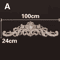 HandCarved Wooden Appliques Onlays Decorative Furniture Trim Accents 17