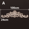 HandCarved Wooden Appliques Onlays Decorative Furniture Trim Accents 17
