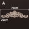 HandCarved Wooden Appliques Onlays Decorative Furniture Trim Accents 18