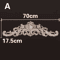 HandCarved Wooden Appliques Onlays Decorative Furniture Trim Accents 19