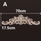 HandCarved Wooden Appliques Onlays Decorative Furniture Trim Accents 19