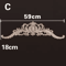 HandCarved Wooden Appliques Onlays Decorative Furniture Trim Accents 3