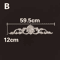 HandCarved Wooden Appliques Onlays Decorative Furniture Trim Accents 8