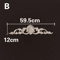 HandCarved Wooden Appliques Onlays Decorative Furniture Trim Accents 8