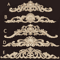 HandCarved Wooden Appliques Onlays Decorative Furniture Trim Accents 0