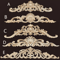 HandCarved Wooden Appliques Onlays Decorative Furniture Trim Accents 0