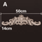 HandCarved Wooden Appliques Onlays Decorative Furniture Trim Accents 22