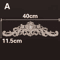 HandCarved Wooden Appliques Onlays Decorative Furniture Trim Accents 24
