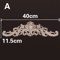 HandCarved Wooden Appliques Onlays Decorative Furniture Trim Accents 24