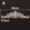 HandCarved Wooden Appliques Onlays Decorative Furniture Trim Accents 25