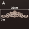 HandCarved Wooden Appliques Onlays Decorative Furniture Trim Accents 26