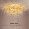 Nordic Gold K9 Crystal Chandelier Modern Luxury LED Ceiling Light 9