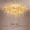 Nordic Gold K9 Crystal Chandelier Modern Luxury LED Ceiling Light 9