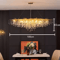 Nordic Gold K9 Crystal Chandelier Modern Luxury LED Ceiling Light 14