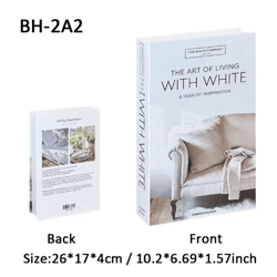 luxury decorative fake book storage box aesthetic coffee table & bookshelf decor