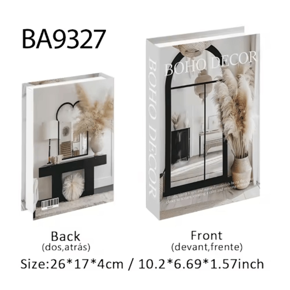 Luxury Decorative Fake Book Storage Box Aesthetic Coffee Table Bookshelf Decor 1