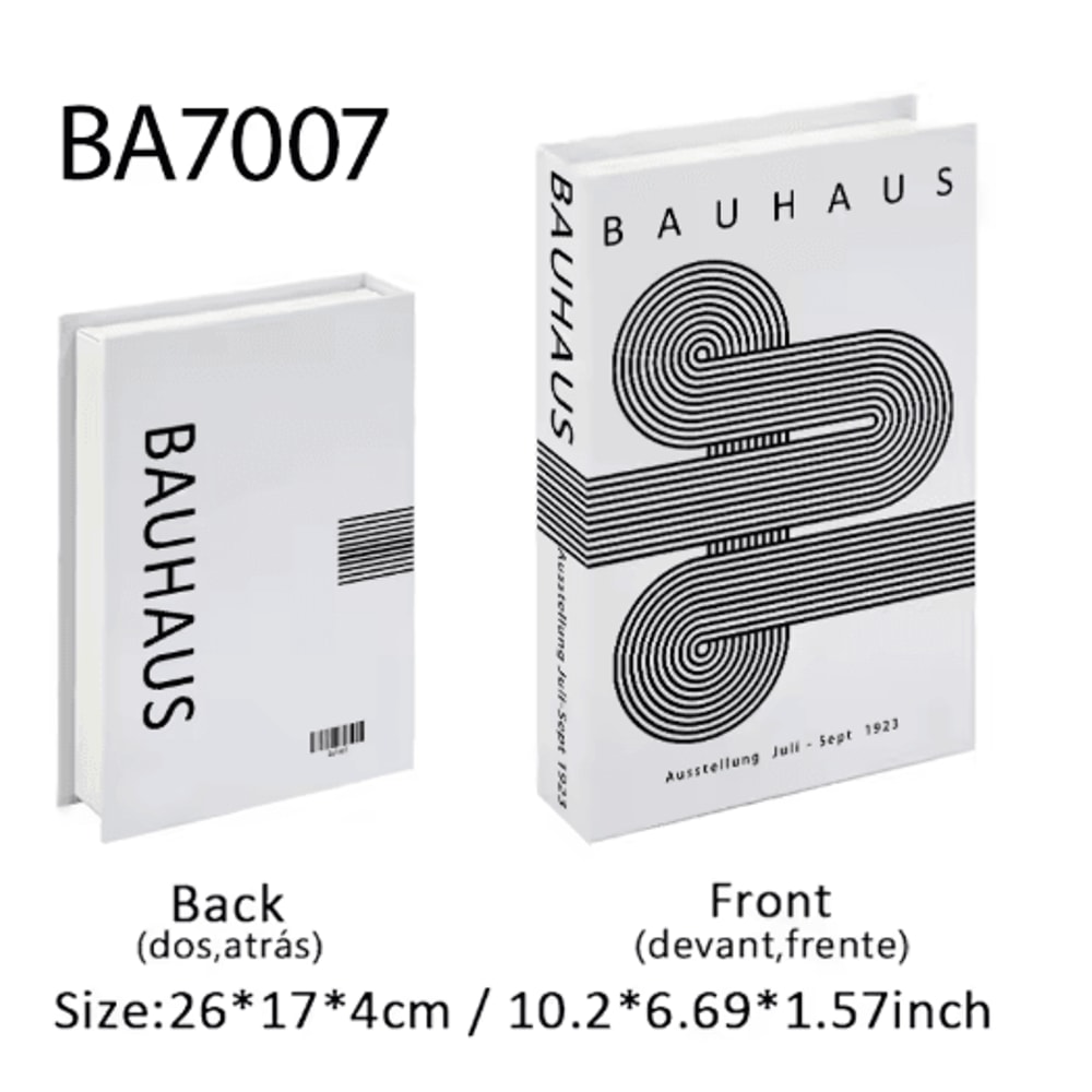 Luxury Decorative Fake Book Storage Box Aesthetic Coffee Table Bookshelf Decor 6