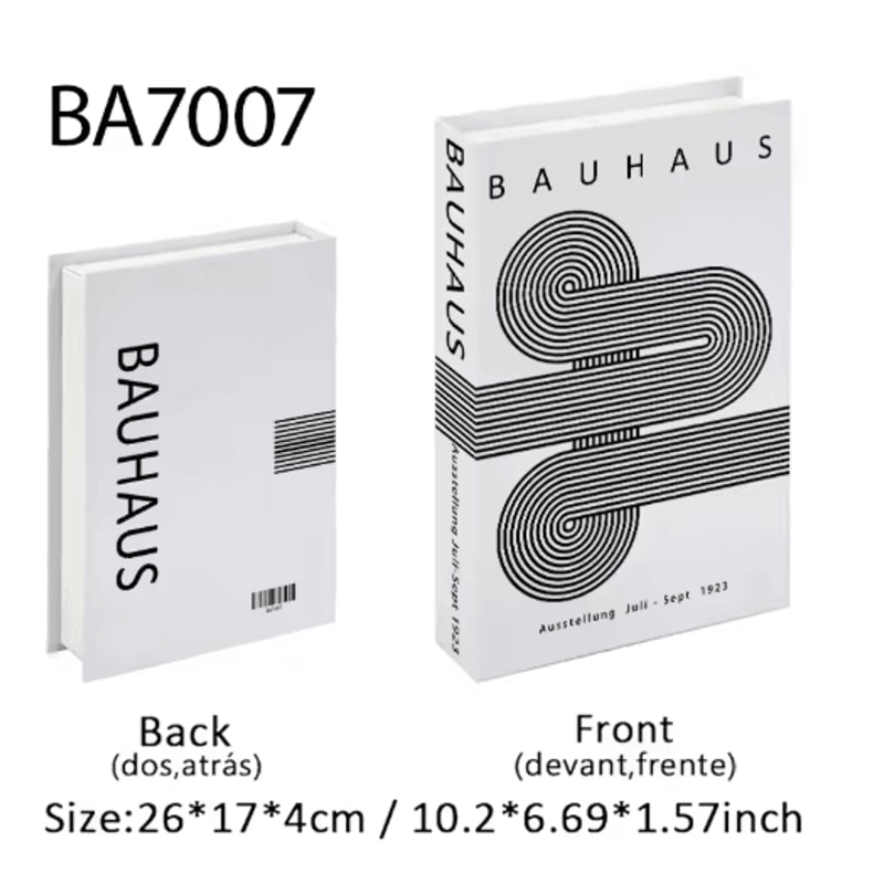 Luxury Decorative Fake Book Storage Box Aesthetic Coffee Table Bookshelf Decor 6