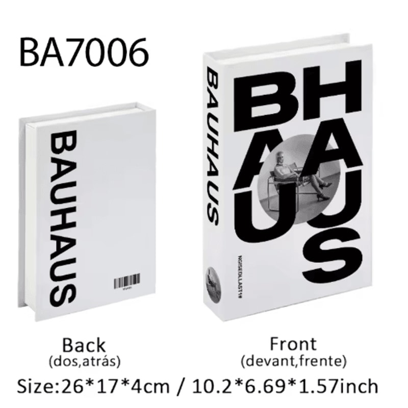 Luxury Decorative Fake Book Storage Box Aesthetic Coffee Table Bookshelf Decor 7