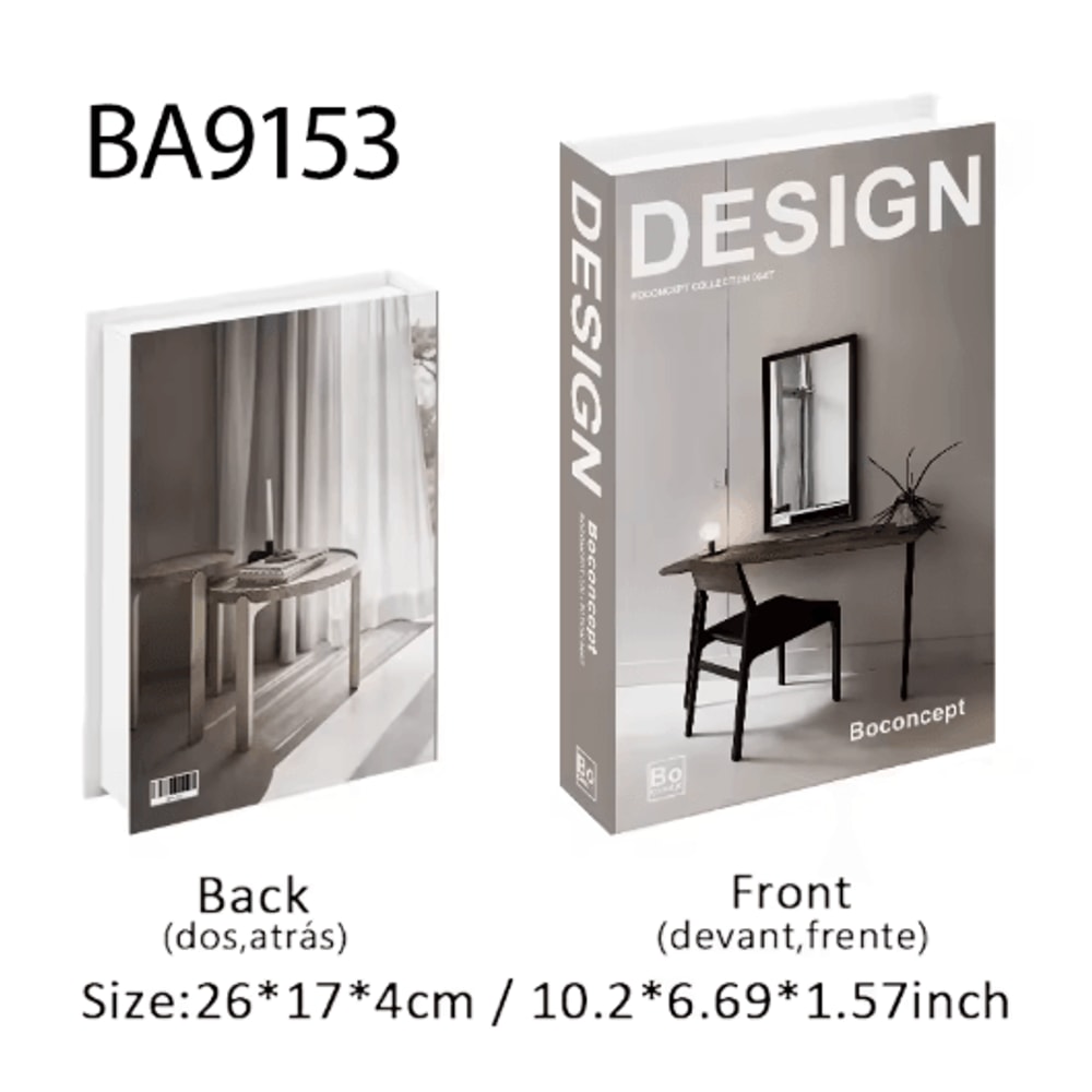 Luxury Decorative Fake Book Storage Box Aesthetic Coffee Table Bookshelf Decor 21