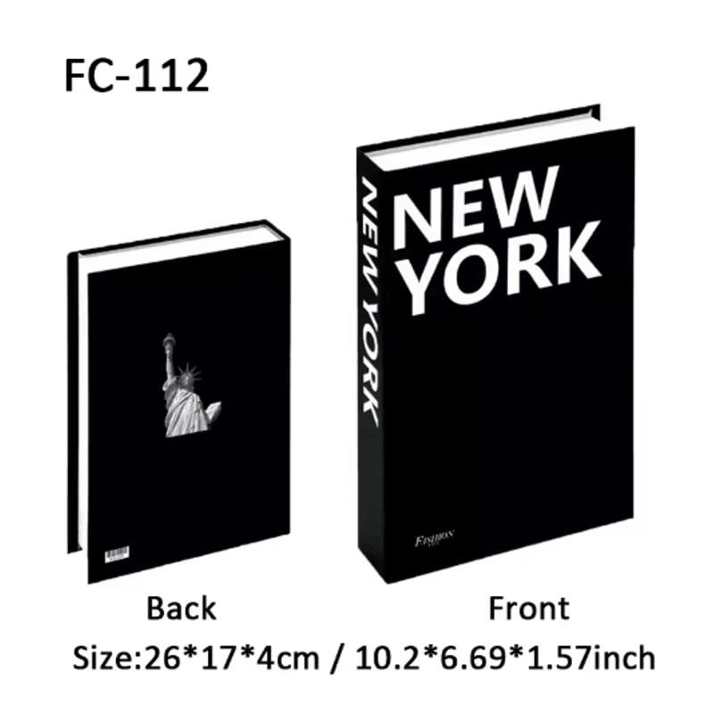 Luxury Decorative Fake Book Storage Box Aesthetic Coffee Table Bookshelf Decor 24