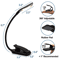 USB Rechargeable ClipOn Book Light Flexible LED Reading Lamp 4