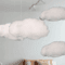 3D Artificial Cloud Ceiling Decor Set 9pcs Dreamy Hanging Cloud Props 6