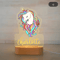 Personalized Animal Acrylic Night Light Custom Name LED Lamp For Kids 15