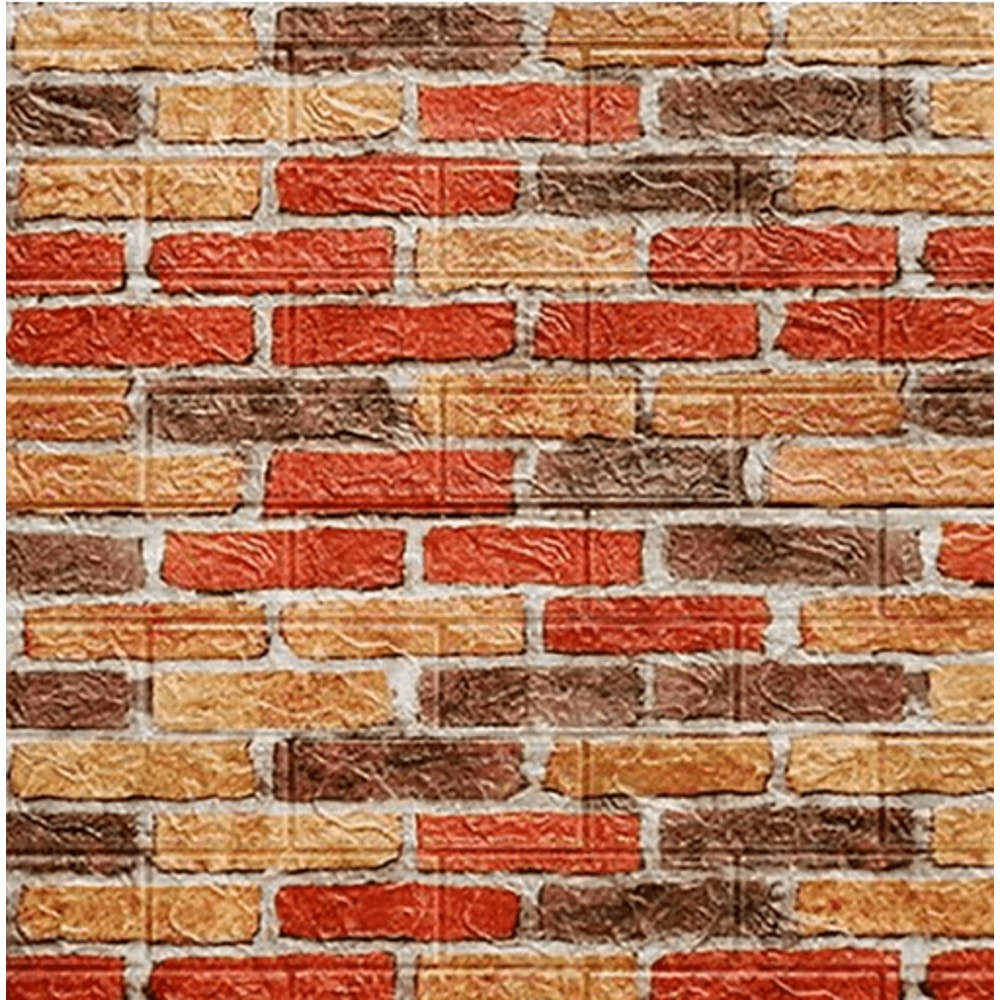 3D Brick Wall Sticker Panels Waterproof Self Adhesive DIY Wall Decor 21