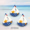 Ocean Breeze Resin Beach Miniatures Set For DIY Crafts Nautical Decor 17