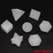7Piece Platonic Solid Crystal Set Sacred Geometry Chakra Healing Stones 12