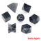 7Piece Platonic Solid Crystal Set Sacred Geometry Chakra Healing Stones 18