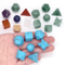 7Piece Platonic Solid Crystal Set Sacred Geometry Chakra Healing Stones 28