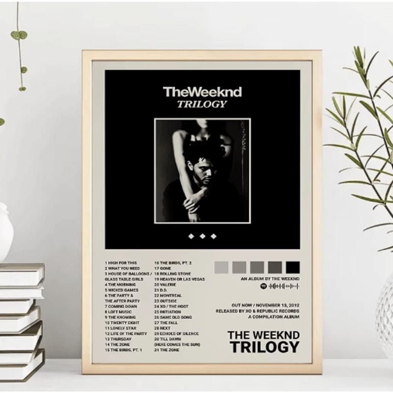 The Weeknd Music Album Poster Canvas Hip Hop Wall Art For Modern Home Decor 13