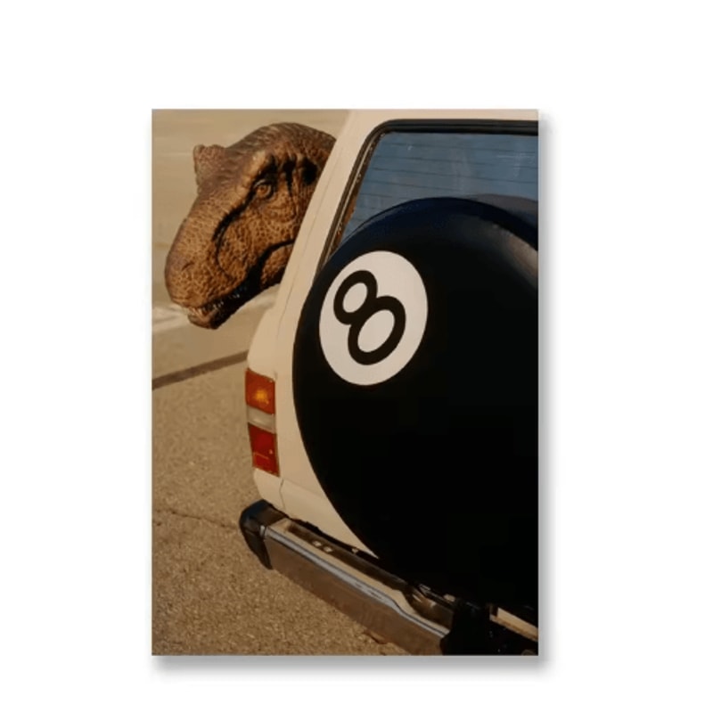 Black White 8 Ball Canvas Wall Art Billiards Club Style Home Decor 1